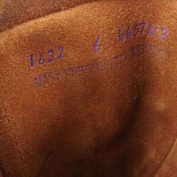 Minnetonka 1652 Layer Fringe Boots Brown Leather Size 6 - Picture 7 of 7